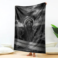 Cronus Father Of Gods Greek Blanket Titan Leader Cronus Scythe Greek Key Art