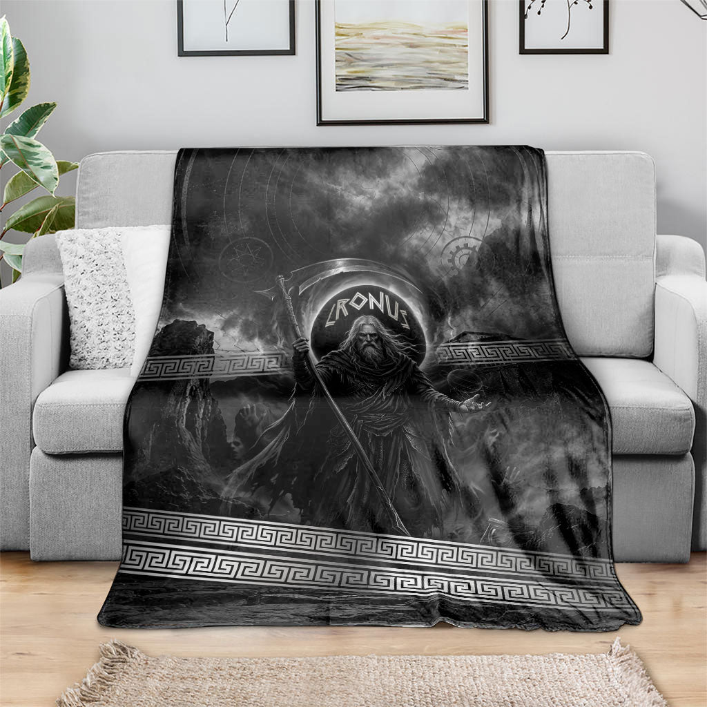 Cronus Father Of Gods Greek Blanket Titan Leader Cronus Scythe Greek Key Art