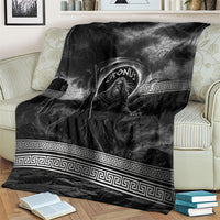 Cronus Father Of Gods Greek Blanket Titan Leader Cronus Scythe Greek Key Art