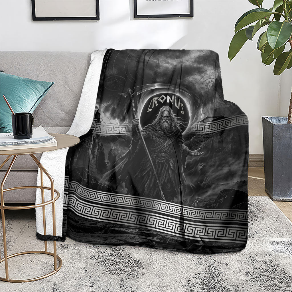 Cronus Father Of Gods Greek Blanket Titan Leader Cronus Scythe Greek Key Art