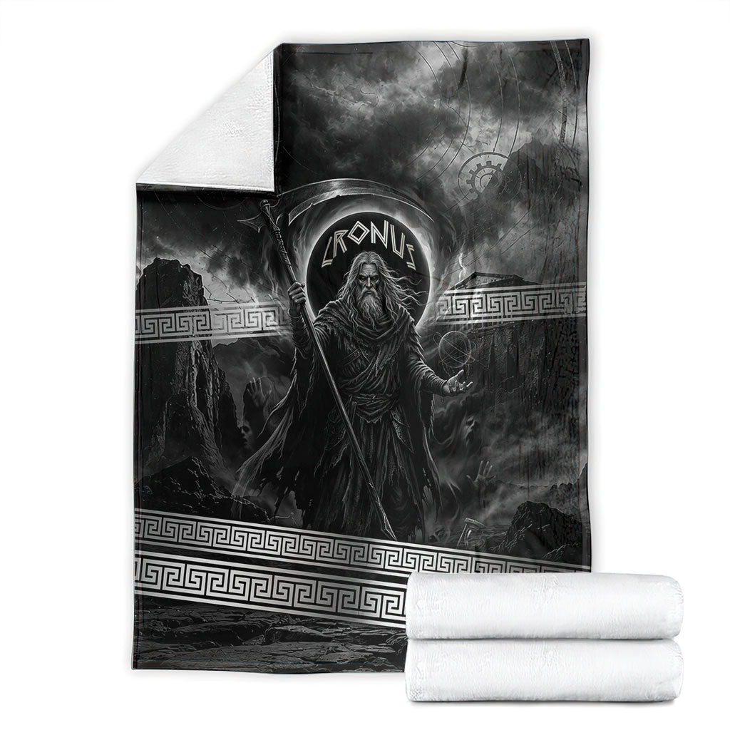 Cronus Father Of Gods Greek Blanket Titan Leader Cronus Scythe Greek Key Art