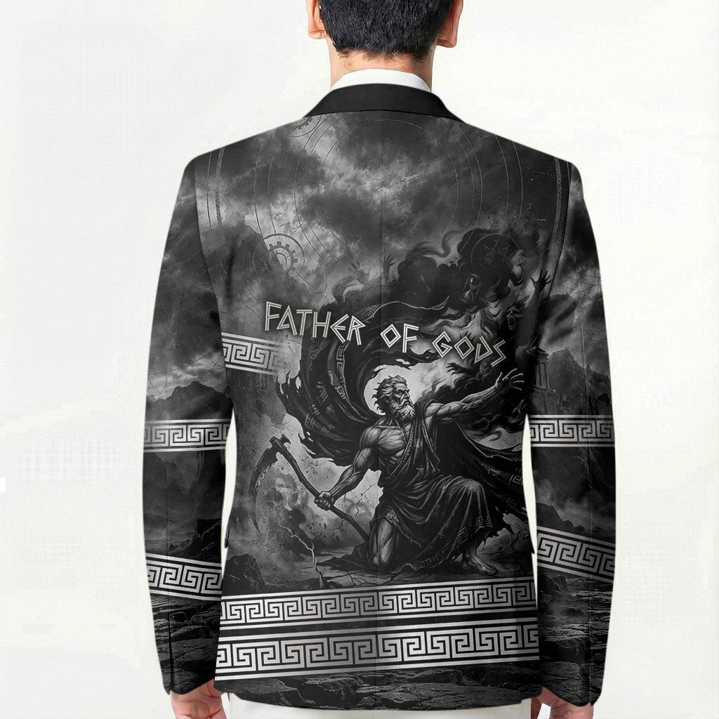 Cronus Father Of Gods Greek Blazer Titan Leader Cronus Scythe Greek Key Art