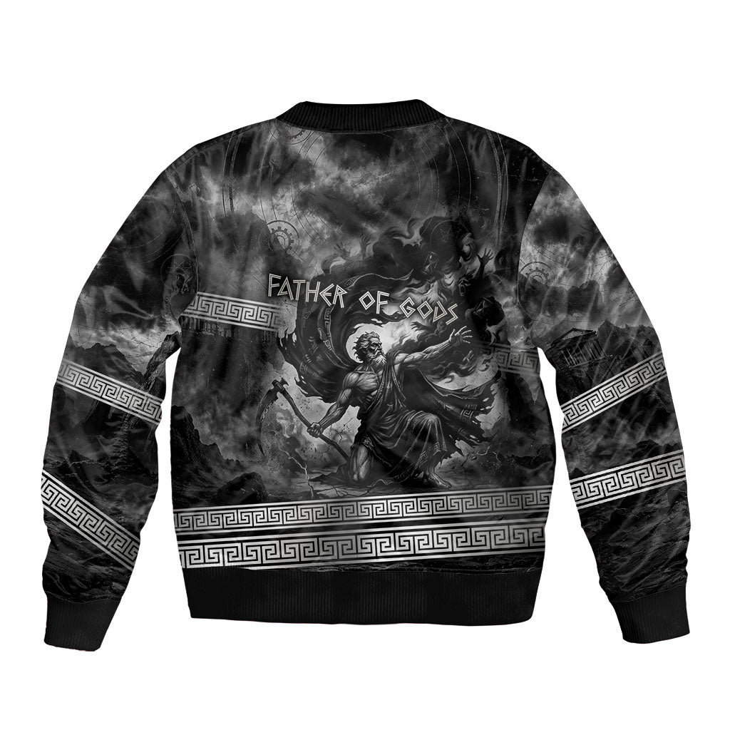 Cronus Father Of Gods Greek Bomber Jacket Titan Leader Cronus Scythe Greek Key Art