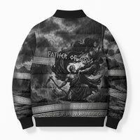 Cronus Father Of Gods Greek Bomber Puffer Jacket Titan Leader Cronus Scythe Greek Key Art