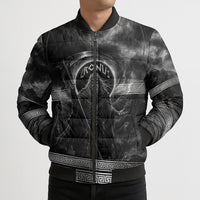 Cronus Father Of Gods Greek Bomber Puffer Jacket Titan Leader Cronus Scythe Greek Key Art