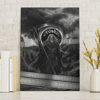 Cronus Father Of Gods Greek Canvas Wall Art Titan Leader Cronus Scythe Greek Key Art