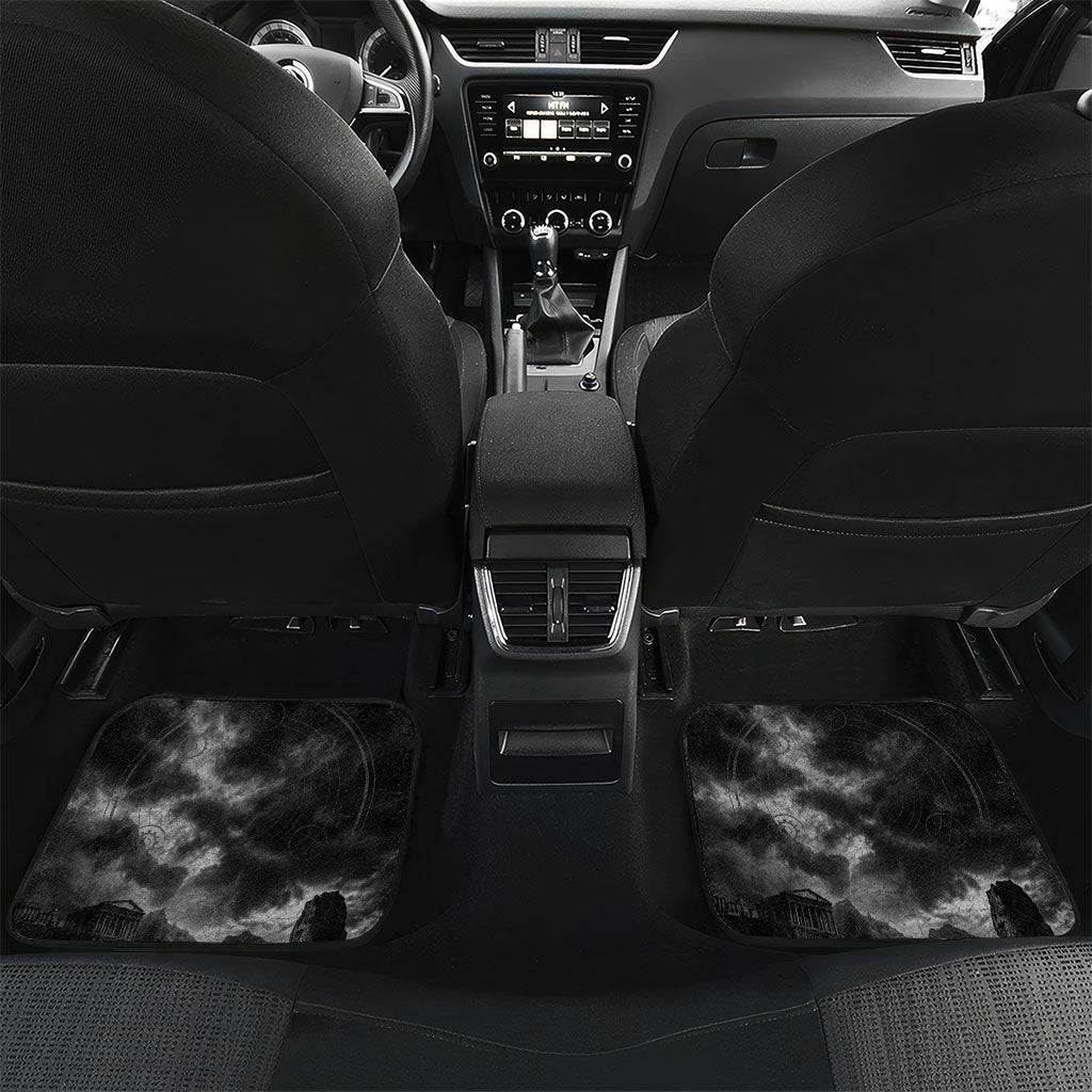 Cronus Father Of Gods Greek Car Mats Titan Leader Cronus Scythe Greek Key Art