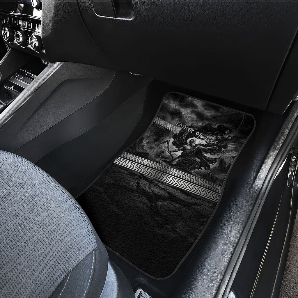 Cronus Father Of Gods Greek Car Mats Titan Leader Cronus Scythe Greek Key Art