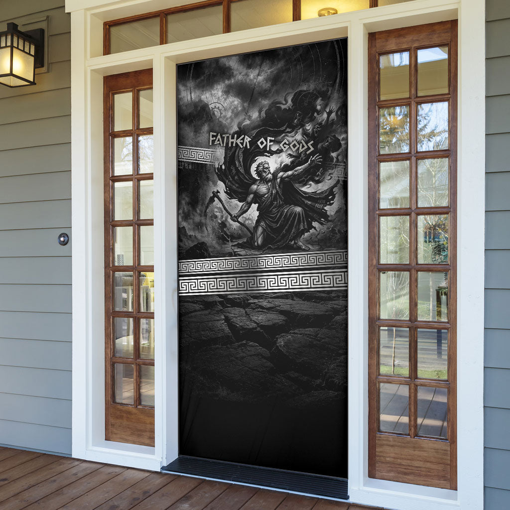 Cronus Father Of Gods Greek Door Cover Titan Leader Cronus Scythe Greek Key Art