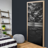 Cronus Father Of Gods Greek Door Cover Titan Leader Cronus Scythe Greek Key Art