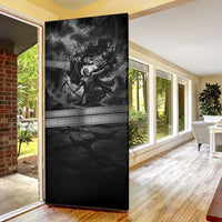 Cronus Father Of Gods Greek Door Cover Titan Leader Cronus Scythe Greek Key Art
