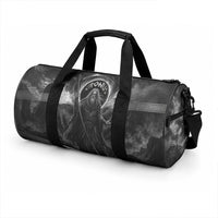 Cronus Father Of Gods Greek Duffle Bag Titan Leader Cronus Scythe Greek Key Art