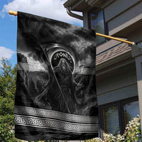 Cronus Father Of Gods Greek Garden Flag Titan Leader Cronus Scythe Greek Key Art