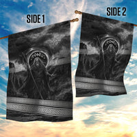 Cronus Father Of Gods Greek Garden Flag Titan Leader Cronus Scythe Greek Key Art