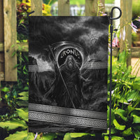 Cronus Father Of Gods Greek Garden Flag Titan Leader Cronus Scythe Greek Key Art