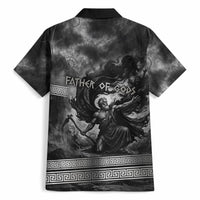 Cronus Father Of Gods Greek Hawaiian Shirt Titan Leader Cronus Scythe Greek Key Art