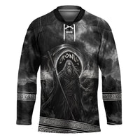 Cronus Father Of Gods Greek Hockey Jersey Titan Leader Cronus Scythe Greek Key Art