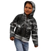 Cronus Father Of Gods Greek Kid Hoodie Titan Leader Cronus Scythe Greek Key Art