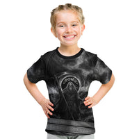 Cronus Father Of Gods Greek Kid T Shirt Titan Leader Cronus Scythe Greek Key Art