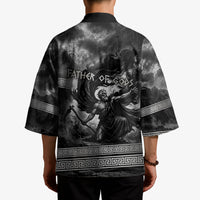 Cronus Father Of Gods Greek Kimono Titan Leader Cronus Scythe Greek Key Art