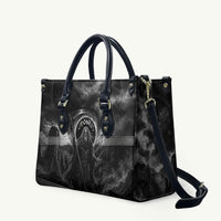 Cronus Father Of Gods Greek Leather Bag Titan Leader Cronus Scythe Greek Key Art