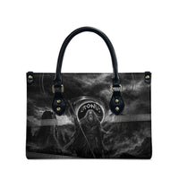Cronus Father Of Gods Greek Leather Bag Titan Leader Cronus Scythe Greek Key Art
