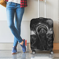 Cronus Father Of Gods Greek Luggage Cover Titan Leader Cronus Scythe Greek Key Art
