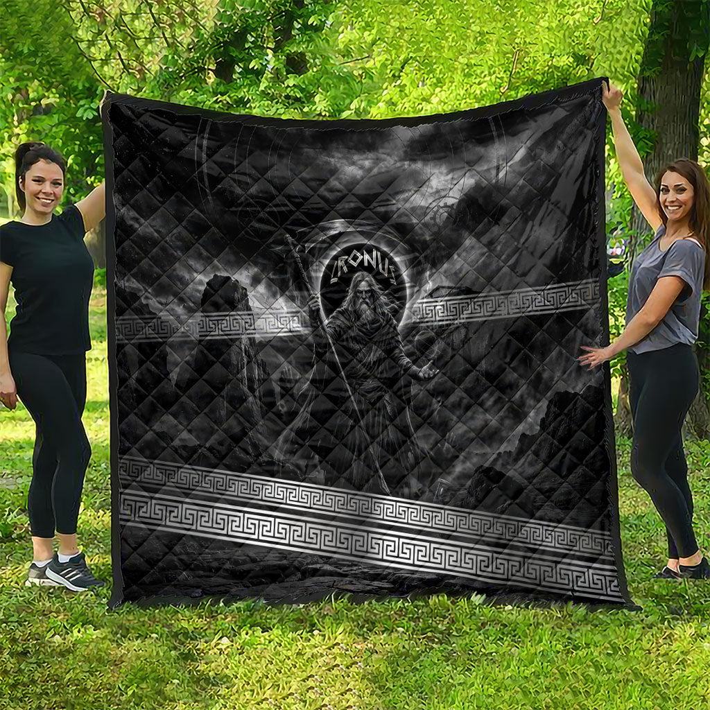Cronus Father Of Gods Greek Quilt Titan Leader Cronus Scythe Greek Key Art
