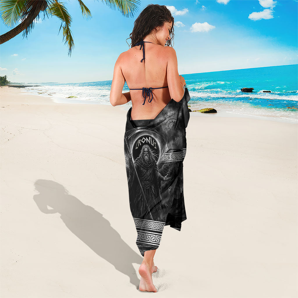 Cronus Father Of Gods Greek Sarong Titan Leader Cronus Scythe Greek Key Art