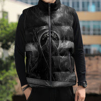 Cronus Father Of Gods Greek Sleeveless Puffer Jacket Titan Leader Cronus Scythe Greek Key Art