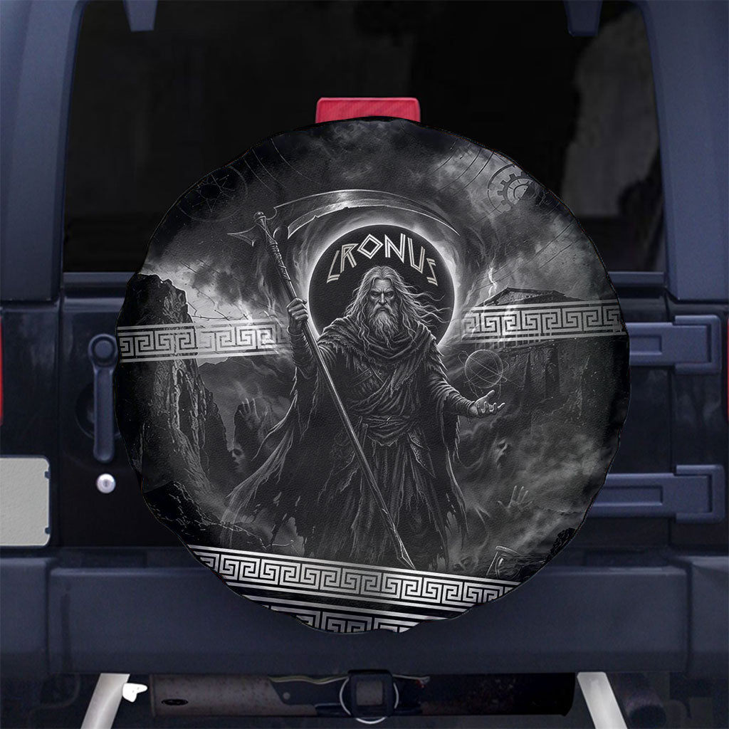 Cronus Father Of Gods Greek Spare Tire Cover Titan Leader Cronus Scythe Greek Key Art