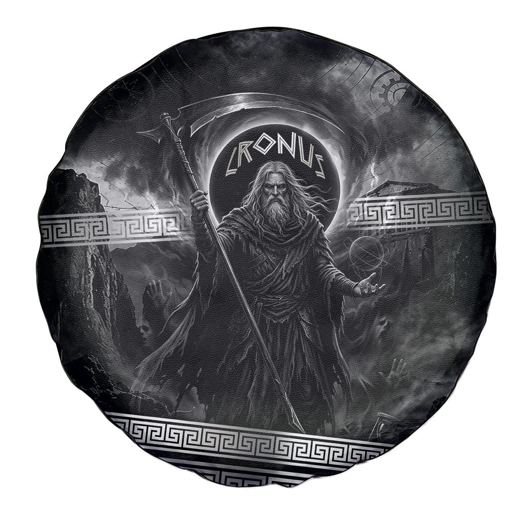 Cronus Father Of Gods Greek Spare Tire Cover Titan Leader Cronus Scythe Greek Key Art