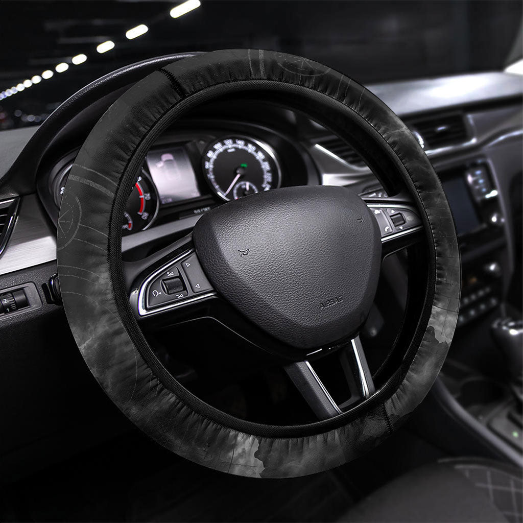 Cronus Father Of Gods Greek Steering Wheel Cover Titan Leader Cronus Scythe Greek Key Art