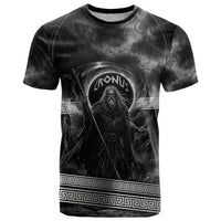 Cronus Father Of Gods Greek T Shirt Titan Leader Cronus Scythe Greek Key Art