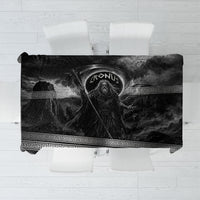 Cronus Father Of Gods Greek Tablecloth Titan Leader Cronus Scythe Greek Key Art