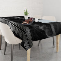 Cronus Father Of Gods Greek Tablecloth Titan Leader Cronus Scythe Greek Key Art