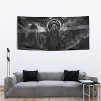 Cronus Father Of Gods Greek Tapestry Titan Leader Cronus Scythe Greek Key Art