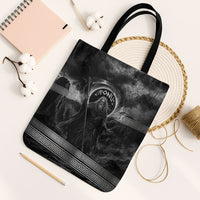 Cronus Father Of Gods Greek Tote Bag Titan Leader Cronus Scythe Greek Key Art