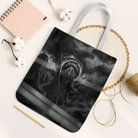 Cronus Father Of Gods Greek Tote Bag Titan Leader Cronus Scythe Greek Key Art