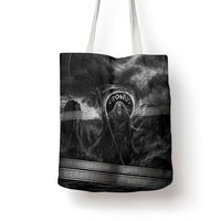 Cronus Father Of Gods Greek Tote Bag Titan Leader Cronus Scythe Greek Key Art