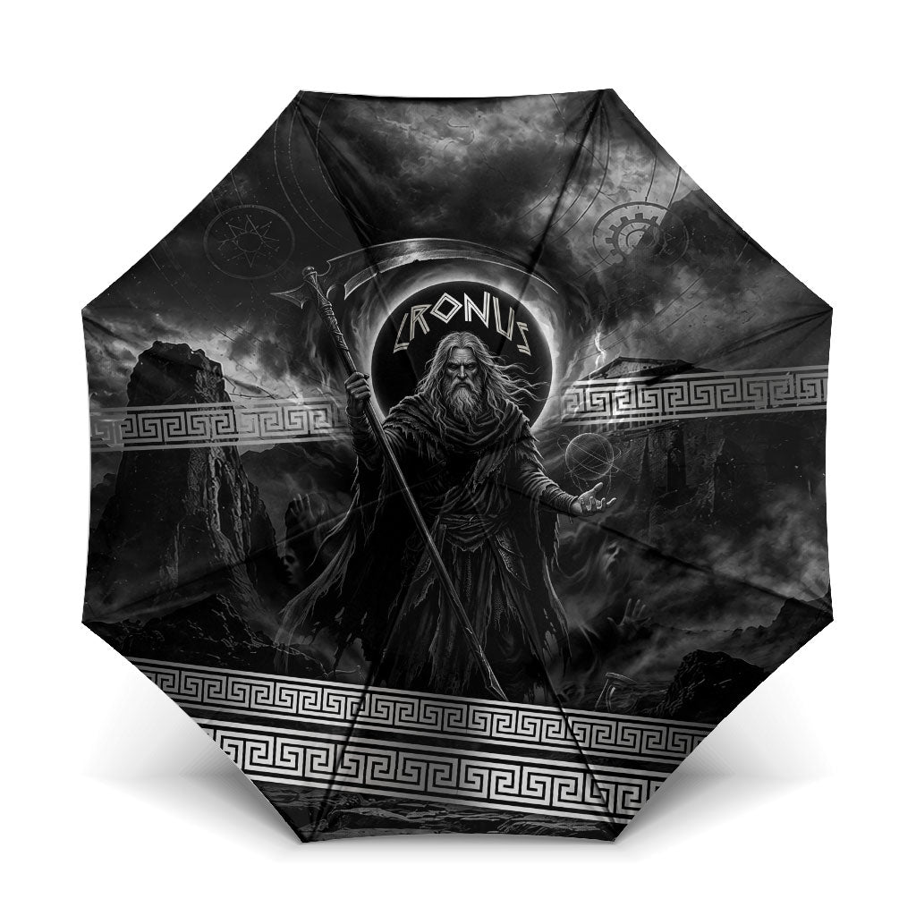 Cronus Father Of Gods Greek Umbrella Titan Leader Cronus Scythe Greek Key Art