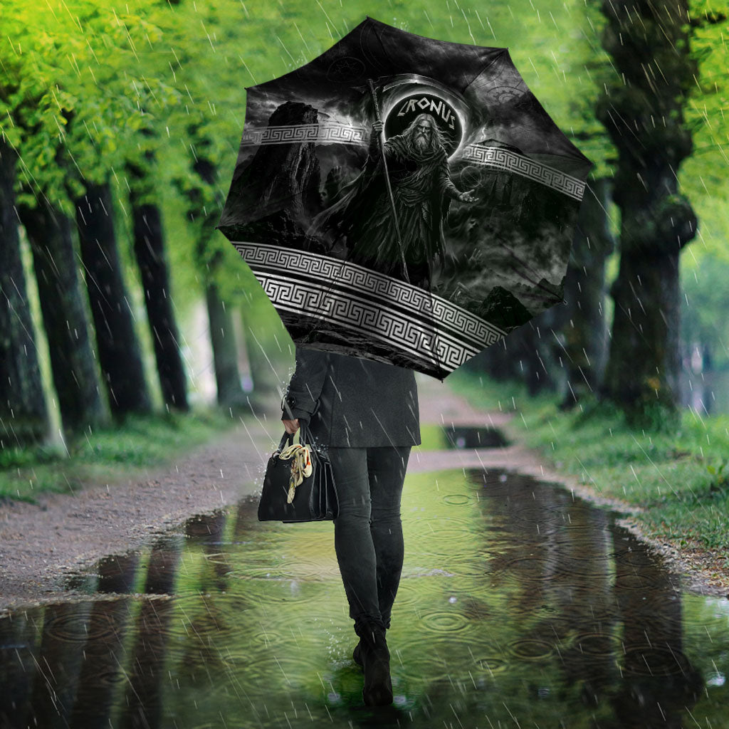 Cronus Father Of Gods Greek Umbrella Titan Leader Cronus Scythe Greek Key Art