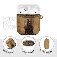 Rhea Mother Who Defied Destiny AirPods Case Titaness Rhea Lions Greek Key Pottery Art