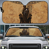 Rhea Mother Who Defied Destiny Auto Sun Shade Titaness Rhea Lions Greek Key Pottery Art