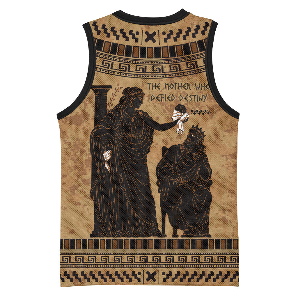 Rhea Mother Who Defied Destiny Basketball Jersey Titaness Rhea Lions Greek Key Pottery Art