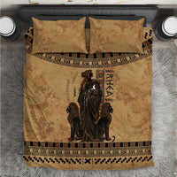 Rhea Mother Who Defied Destiny Bedding Set Titaness Rhea Lions Greek Key Pottery Art