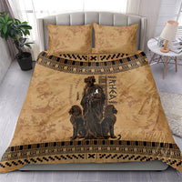 Rhea Mother Who Defied Destiny Bedding Set Titaness Rhea Lions Greek Key Pottery Art