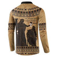 Rhea Mother Who Defied Destiny Button Sweatshirt Titaness Rhea Lions Greek Key Pottery Art