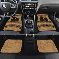 Rhea Mother Who Defied Destiny Car Mats Titaness Rhea Lions Greek Key Pottery Art