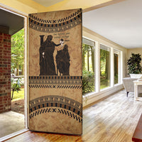 Rhea Mother Who Defied Destiny Door Cover Titaness Rhea Lions Greek Key Pottery Art
